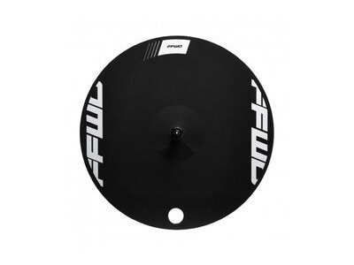 FFWD Disc Wheel TT/TRI Full Carbon Clincher Rear 1K Rim Brake Shimano 9/10/11sp White