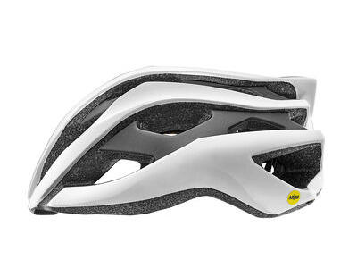 GIANT Rev MIPS Road Helmet Gloss Metallic White / Matte Metallic Black