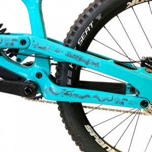 ALL MOUNTAIN STYLE AMS Frame Guard Extra Red Bull Hardline click to zoom image