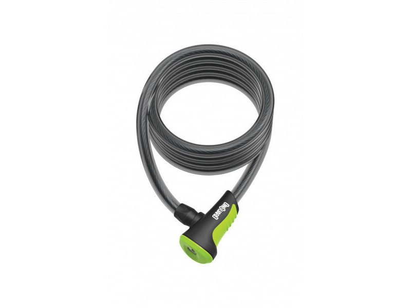 OnGuard Neon Coil Cable Locks 10mm 180cm Green click to zoom image