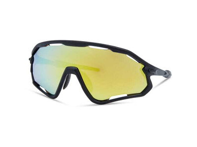 MADISON Code Breaker II Sunglasses - 3 pack - matt black / bronz mirror / amb / clr lens