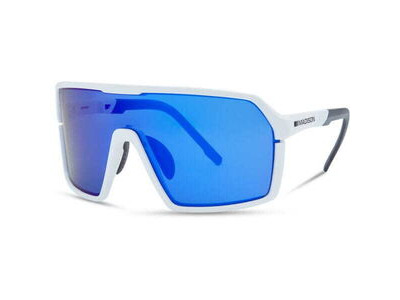 MADISON Crypto Sunglasses - 3 pack - gloss white / blue mirror / amber & clear lens