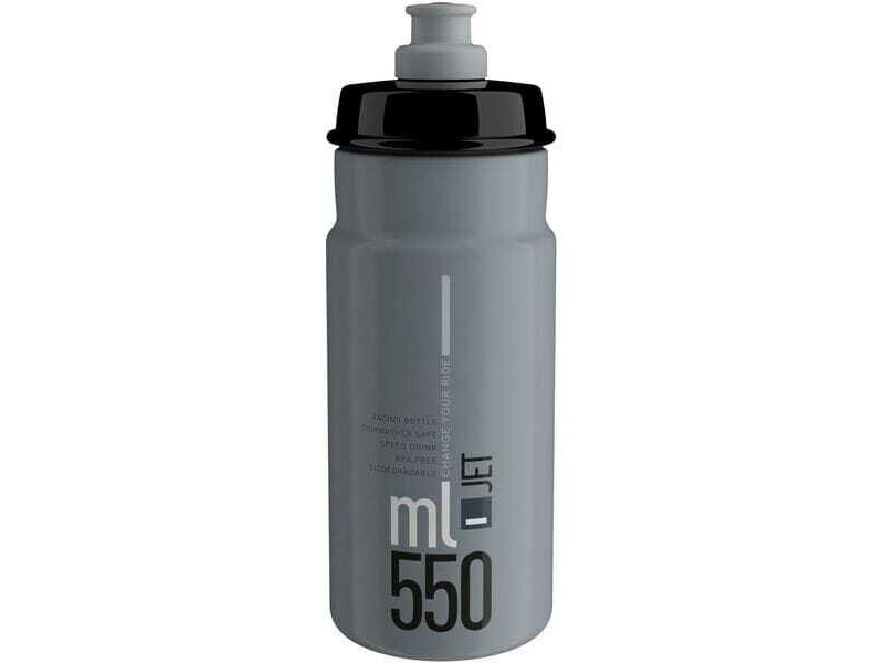 ELITE Jet Biodegradable grey black logo 550 ml click to zoom image