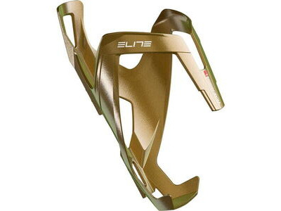 ELITE Vico carbon bottle cage metallic gold / white