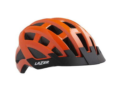 LAZER Compact Helmet, Flash Orange, Uni-Adult 54 - 61 cm