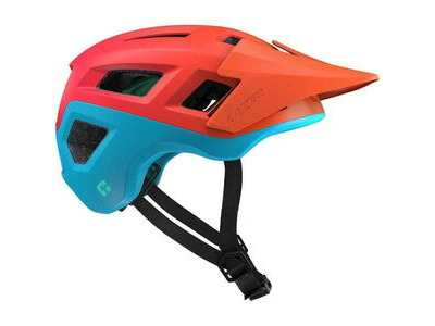 LAZER Coyote KinetiCore Helmet, Matt Orange Green