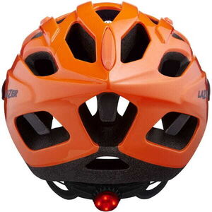 LAZER J1 Helmet, Flash Orange/Blue, Uni-Youth click to zoom image