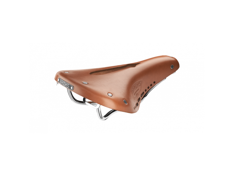 BROOKS B17 Carved Short (Ladies) Steel Honey click to zoom image