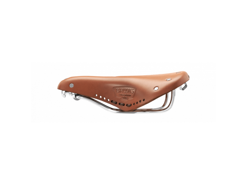 BROOKS B17 CARVED SHORT（Honey） BROOKS B17 Carved Short (Ladies) Steel Honey :: £134.99