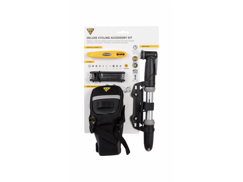 TOPEAK Deluxe Cycling Accessory Kit click to zoom image