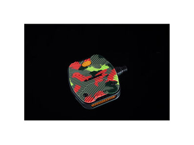 Look Geo City Grip Flat Pedal: Camo