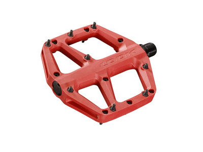 Look Trail Roc Fusion Flat MTB Pedals: Red