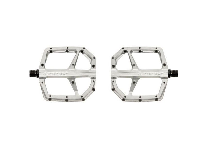Look Trail Roc Plus Flat MTB Pedals: Silver click to zoom image