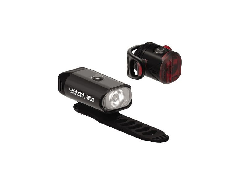 Lezyne LED - Mini Drive 400XL/Femto USB Drive - Pair - Black click to zoom image