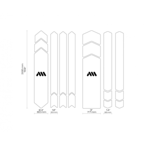 ALL MOUNTAIN STYLE Frame Guard Full Clear click to zoom image