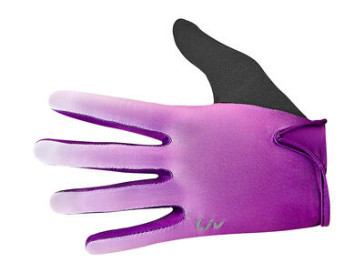 LIV Race Day Long Finger Gloves Purple / White