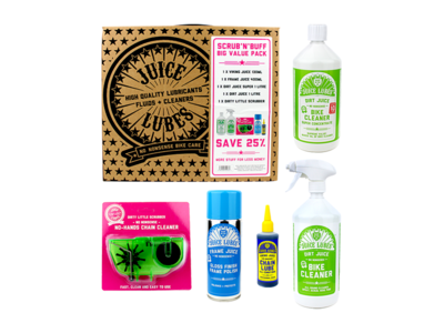 JUICE LUBES Scrub & Buff Pack Mixed Bundle