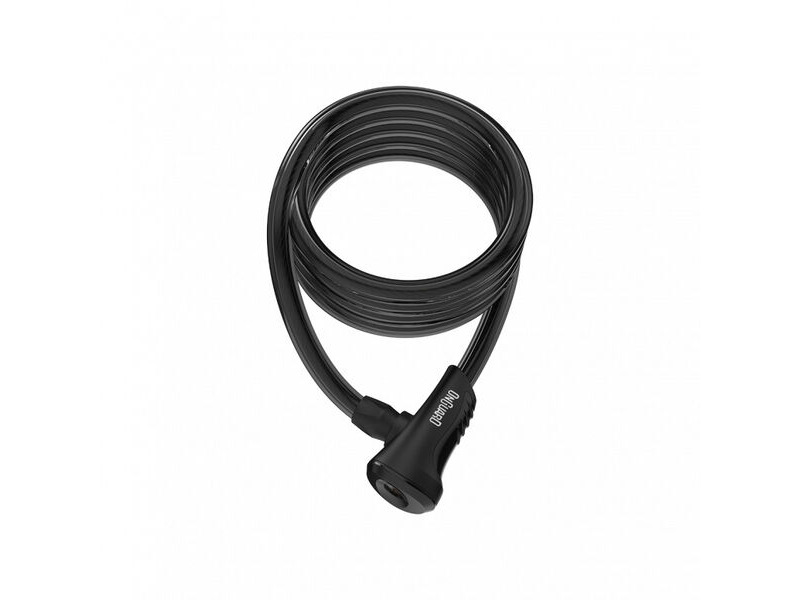 OnGuard Neon Coil Cable Locks 10mm 180cm Black click to zoom image