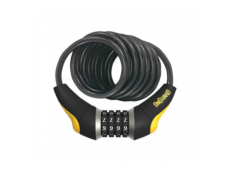 OnGuard Doberman Combo Cable Lock 10mm 185cm click to zoom image