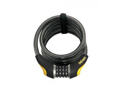 OnGuard Doberman Combo Cable Lock 12mm 185cm Black/Yellow