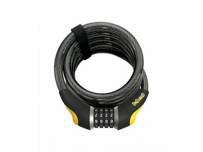OnGuard Doberman Combo Cable Lock 15mm 185cm Black/Yellow
