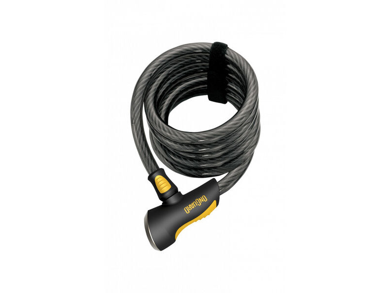 OnGuard Doberman Cable Lock 15mm 185cm Black/Yellow click to zoom image