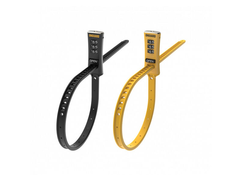 OnGuard Zip Locks Black/Yellow Twin click to zoom image