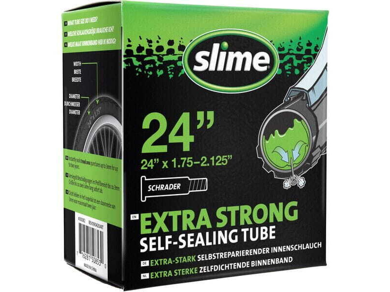 Slime Smart Tube - 24" x 1.75-2.125 - Schrader Valve click to zoom image