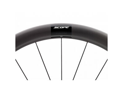 Scope Cycling R4.G V2 45mm Gravel Wheelset Disc Brake Black SRAM Carbon click to zoom image