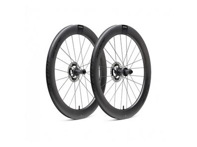 Scope Cycling R6 V2 65mm Road Wheelset Disc Brake Black SRAM Carbon