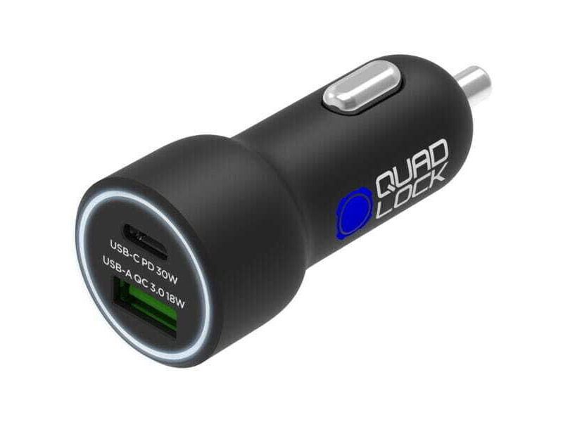 Quad Lock Dual USB 48W Dual Car Charger click to zoom image