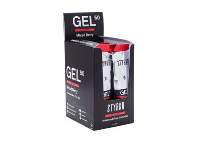 Styrkr Gel50 Mild Berry Dual-carb Energy Gel X12