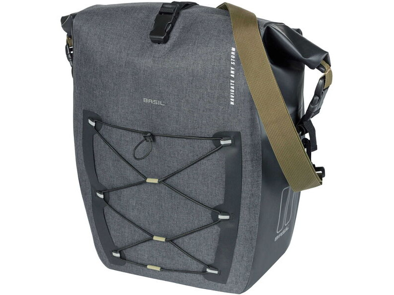 Basil Navigator Storm L, single pannier click to zoom image