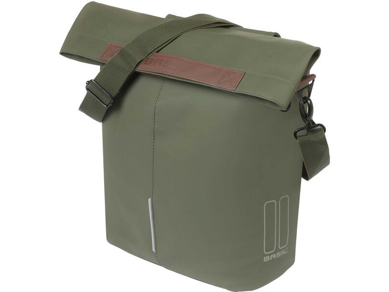 Basil City bicycle shopper, 14-16L, moss click to zoom image