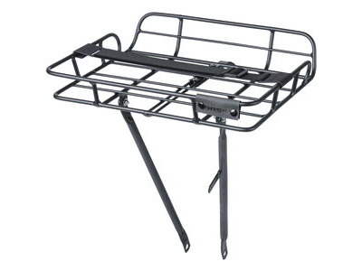 Basil Portland front carrier, matt black