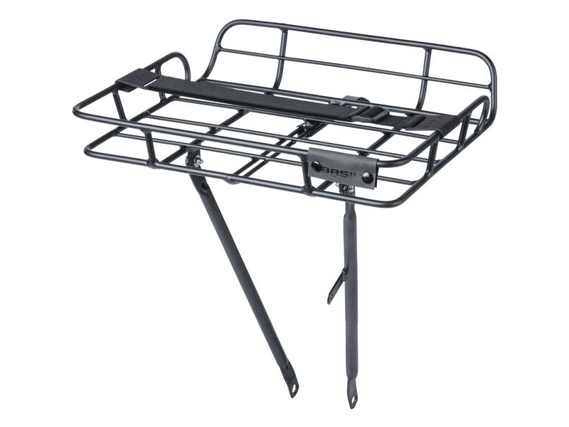 Basil Portland front carrier, matt black click to zoom image