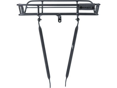 Basil Portland front carrier, matt black click to zoom image