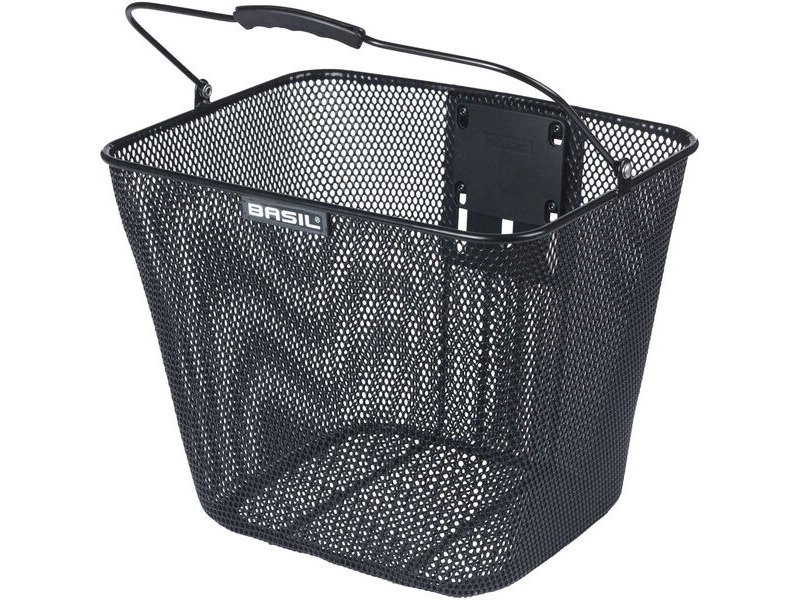 Basil Bilbao front basket, KF, black click to zoom image