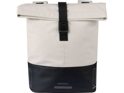 Basil Cove double pannier bag, white click to zoom image