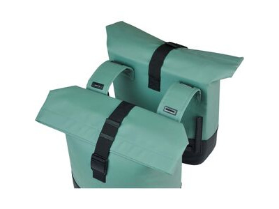 Basil Cove double pannier bag, green click to zoom image