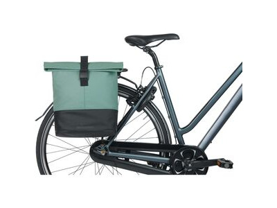 Basil Cove double pannier bag, green click to zoom image