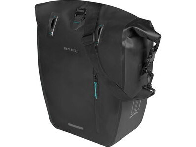 Basil Rivo L s.bag tarp MIK Hooks, black