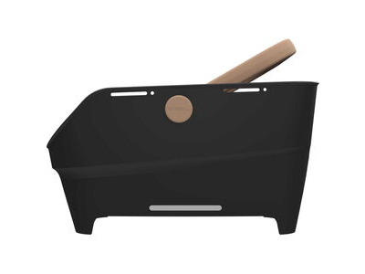 Basil Cento Neo rear basket, black click to zoom image