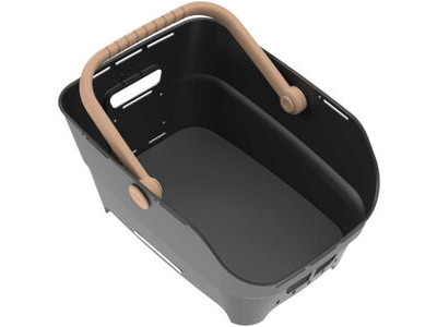 Basil Cento Neo rear basket, black click to zoom image