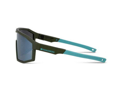 MADISON Enigma Glasses - 3 pack - matt olive / smoke mirror / amber & clear lens click to zoom image