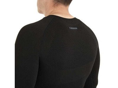 MADISON Isoler mesh men's long sleeve baselayer - black click to zoom image