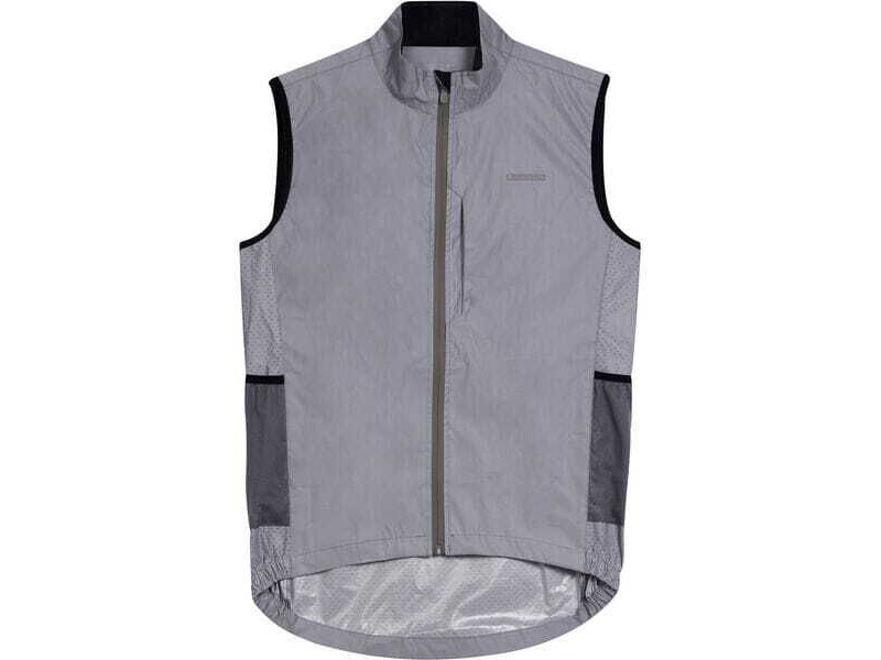 MADISON Stellar Shine Reflective men's gilet - reflective silver click to zoom image