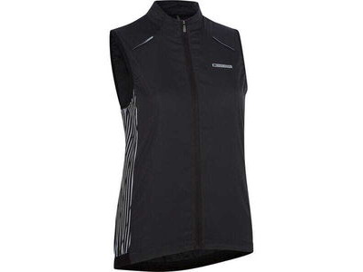 MADISON Stellar Reflective windproof women's gilet, black click to zoom image