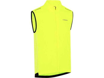 MADISON Stellar Reflective windproof men's gilet, hi-viz yellow click to zoom image