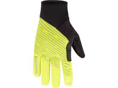 MADISON Stellar Reflective Waterproof Thermal gloves, black / hi-viz yellow